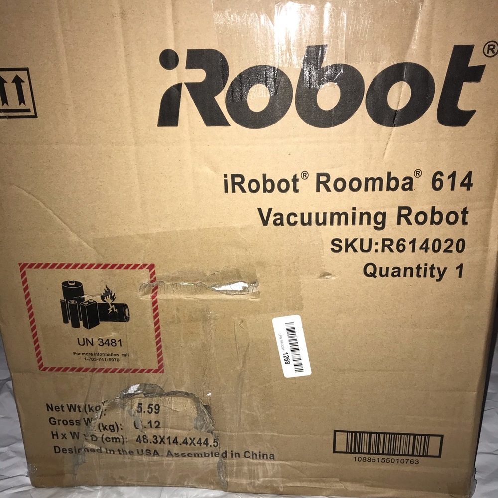 iRobot roomba 614 vacuuming robot